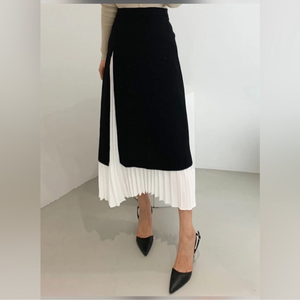 NWT Commense Long Black Skirt - Picture 4 of 4